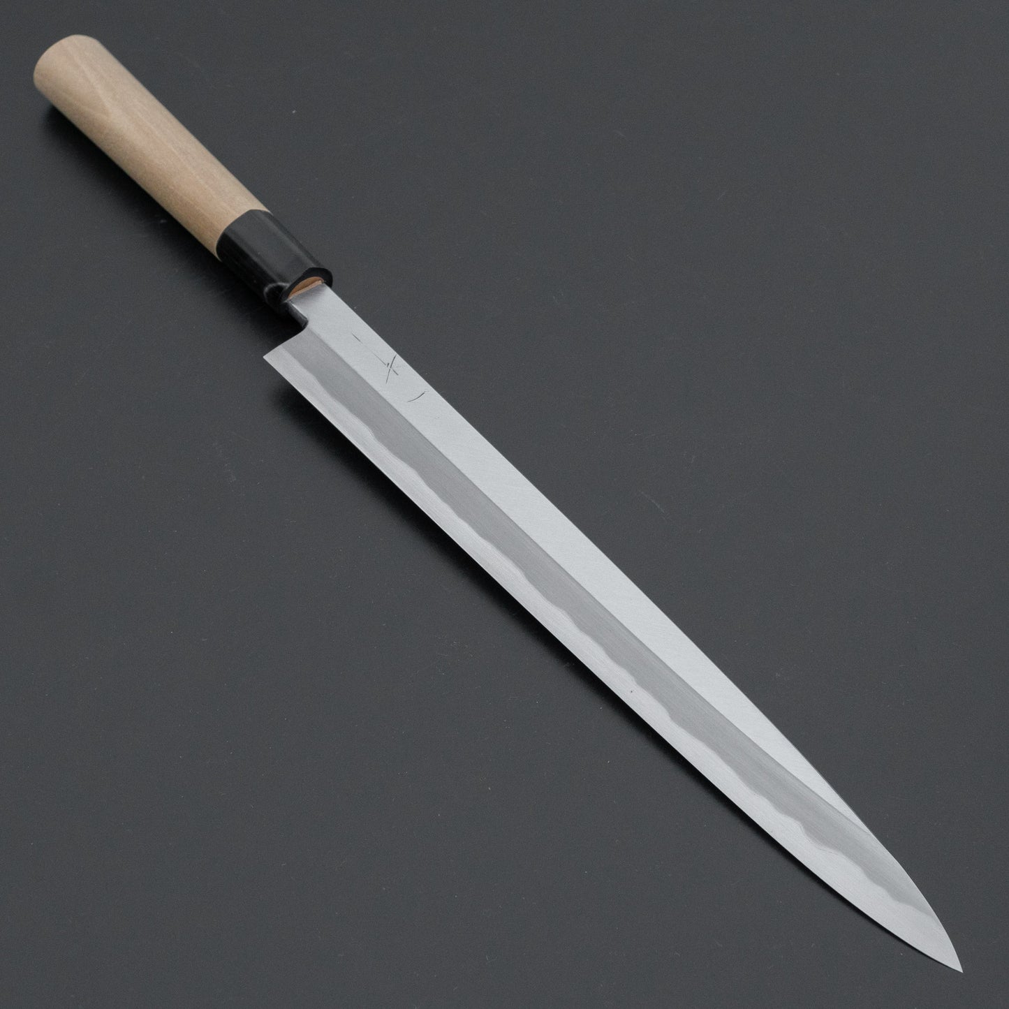 Hitohira Tanaka Manzo Blue #1 Yanagiba 300mm Ho Wood Handle (D-Shape/ Saya)