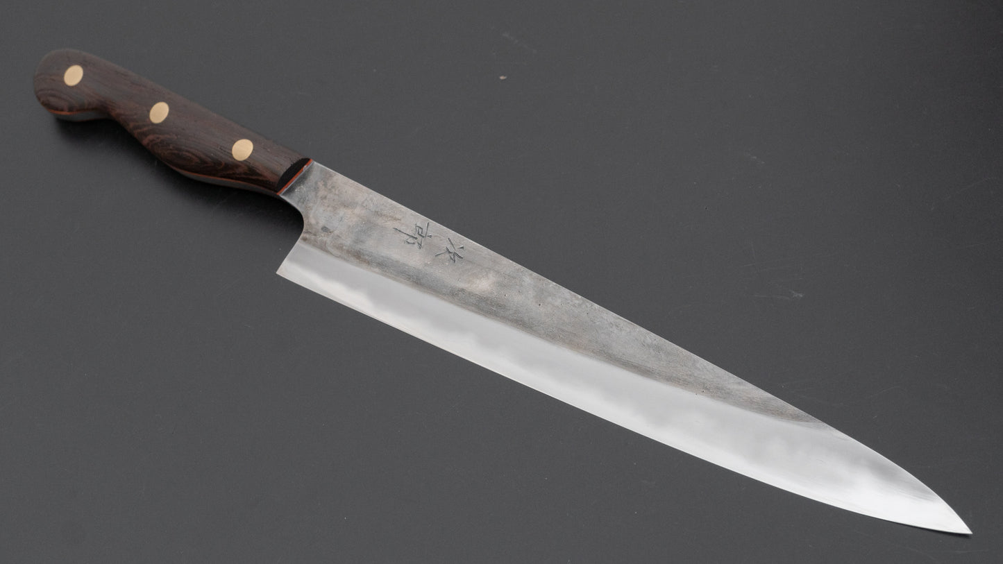 Jiro Tsuchime Yo Sujihiki 240mm Tagayasan Handle (#586) - HITOHIRA