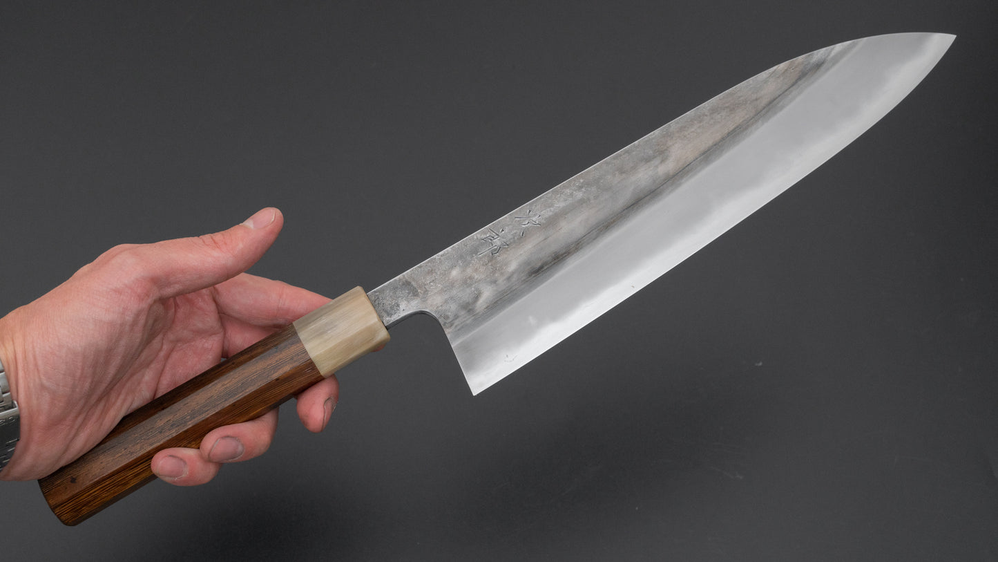 Jiro Tsuchime Wa Gyuto 240mm Taihei Tagayasan Handle (#588) - HITOHIRA