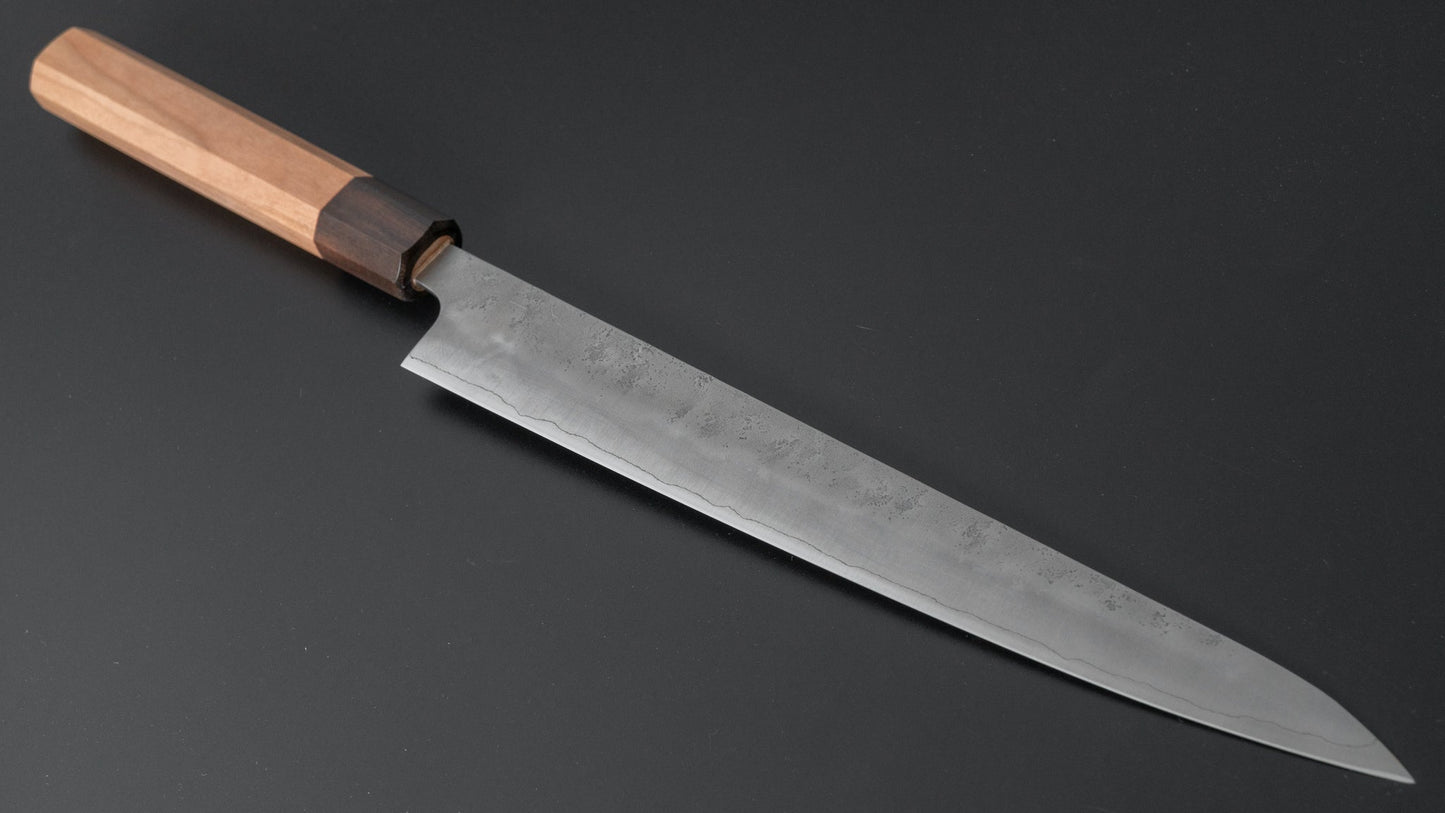 Hitohira Futana S3 Nashiji Sujihiki 240mm Cherry Wood Handle - HITOHIRA