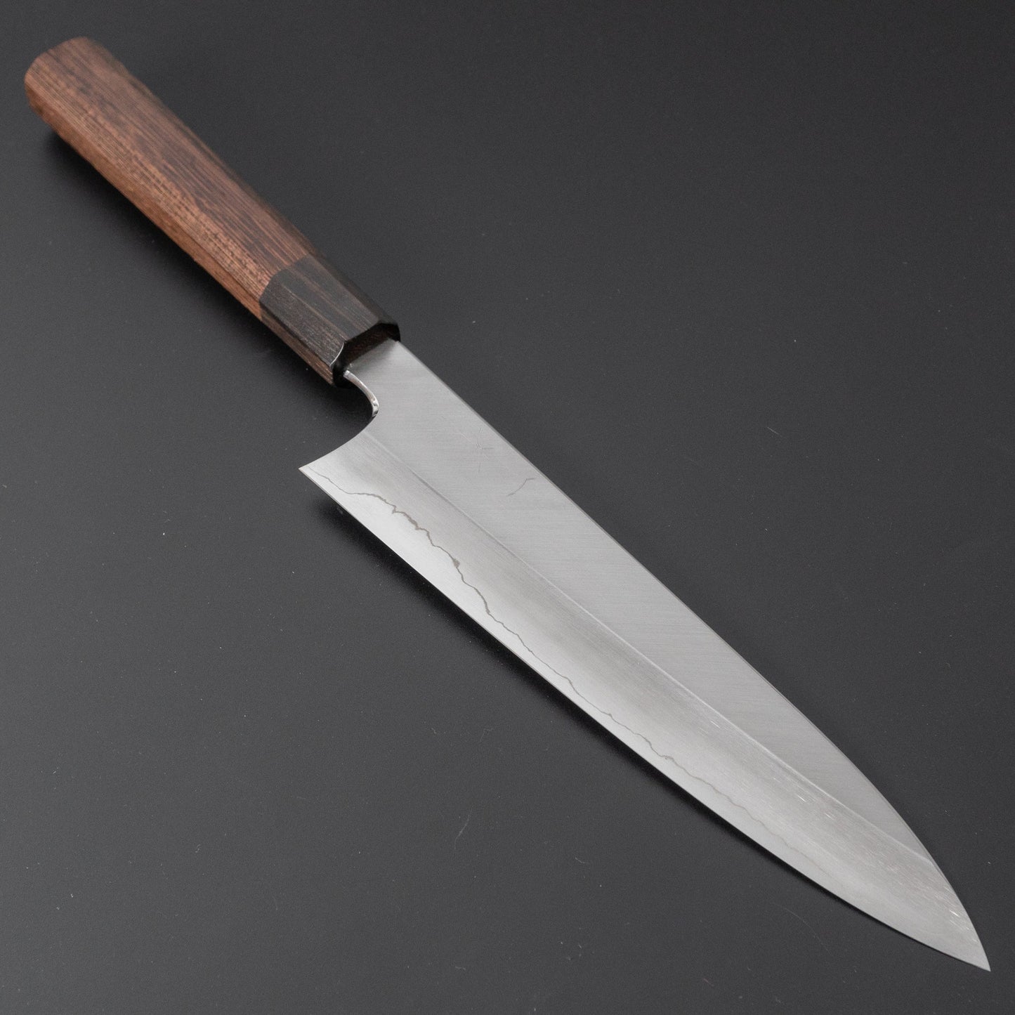 Hitohira Kikuchiyo Rikichi Silver #3 Migaki Gyuto 210mm Tagayasan Handle - HITOHIRA