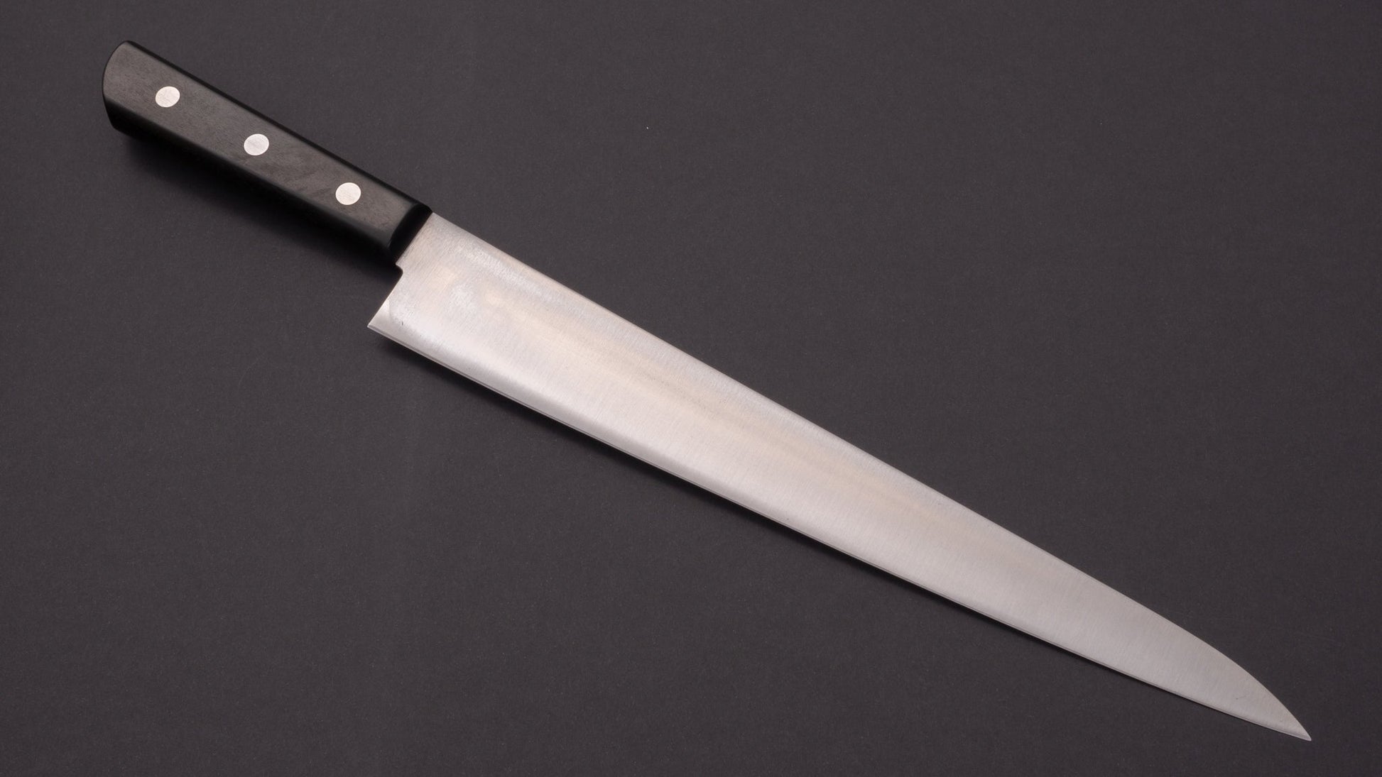 Masakane Vintage SK Sujihiki 300mm Ebony Handle (No Bolster/ No Signature) | HITOHIRA