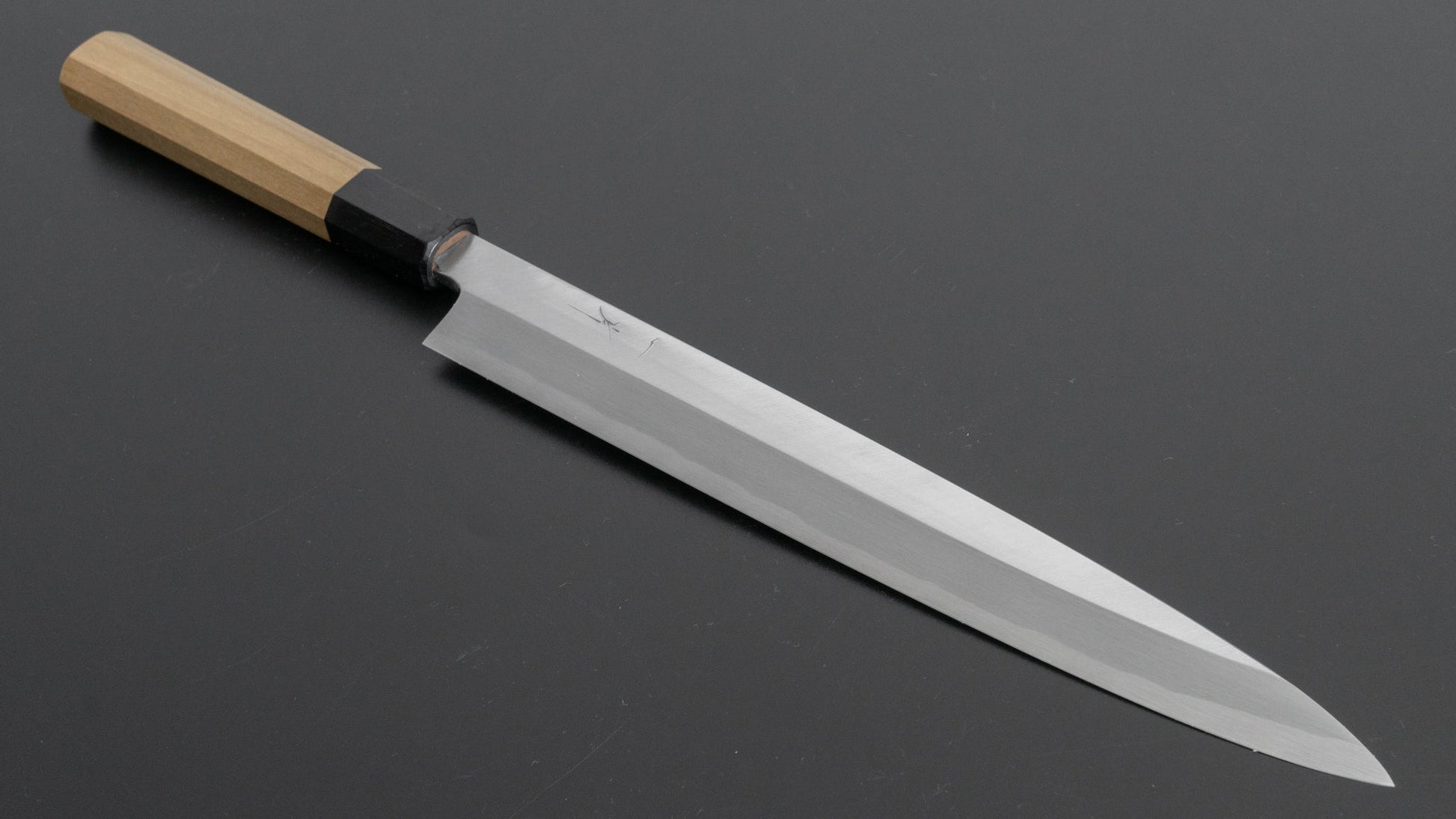 Hitohira Kikuchiyo Manzo White #3 Yanagiba 240mm Ho Wood Handle (Saya) - HITOHIRA