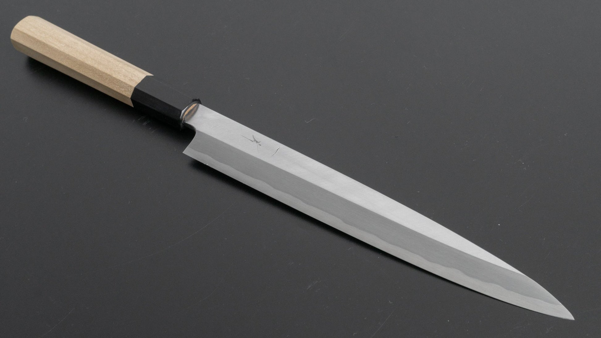 Hitohira Kikuchiyo Manzo White #3 Yanagiba 210mm Ho Wood Handle (Saya) - HITOHIRA