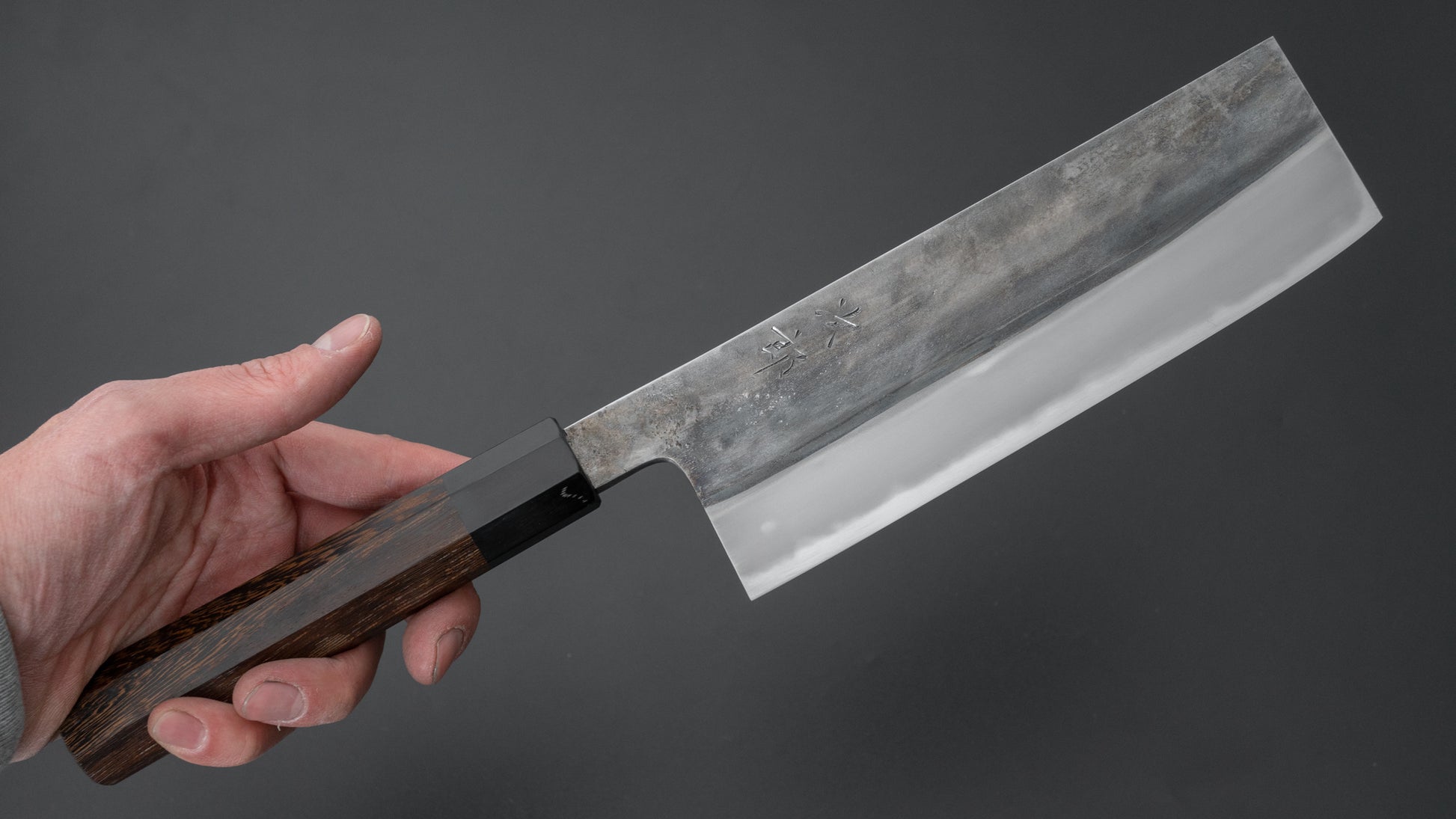 Jiro Tsuchime Wa Nakiri 180mm Taihei Tagayasan Handle (#426) - HITOHIRA