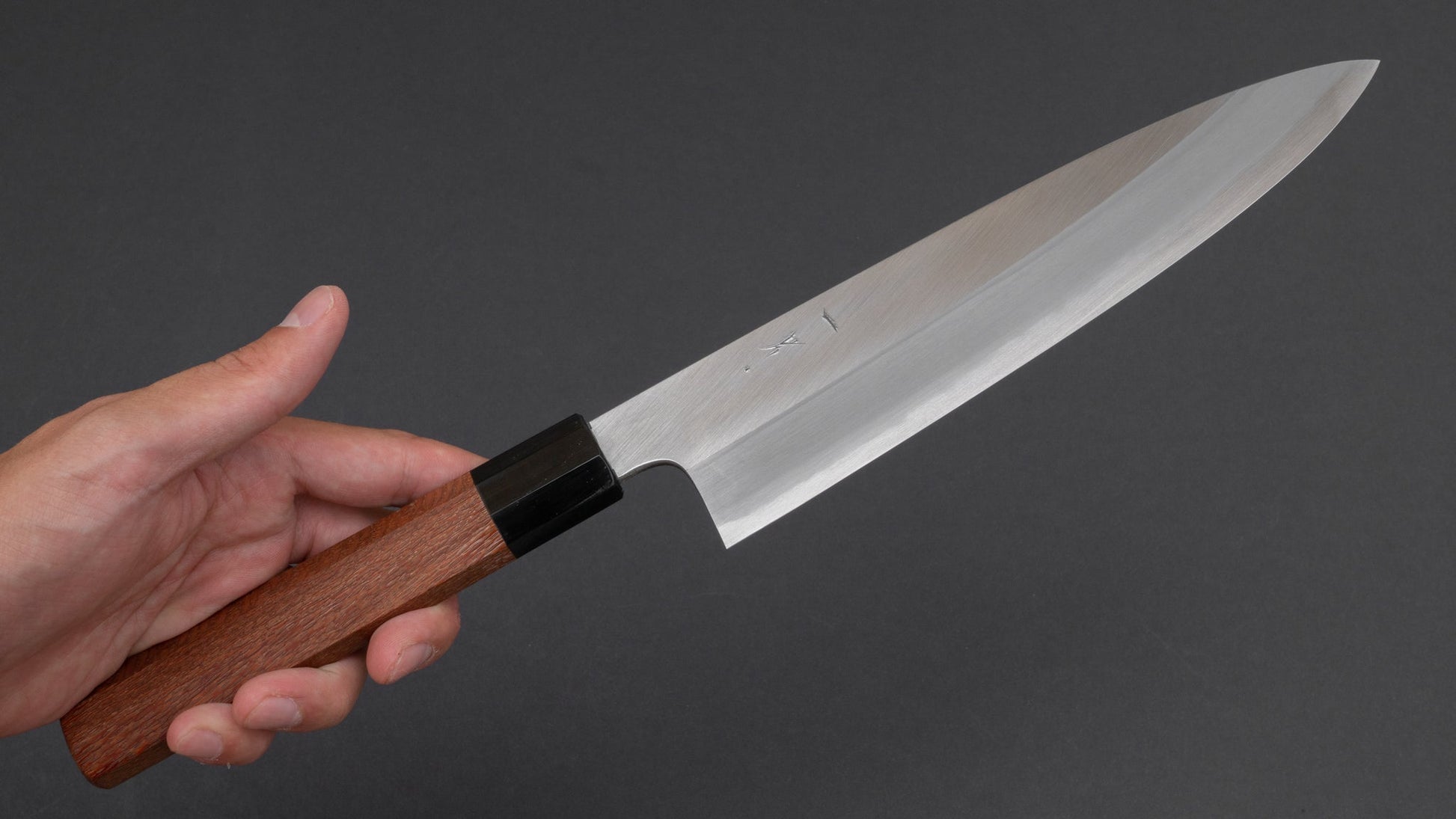 Hitohira Togashi White #1 Migaki Gyuto 210mm Lacewood Handle | HITOHIRA