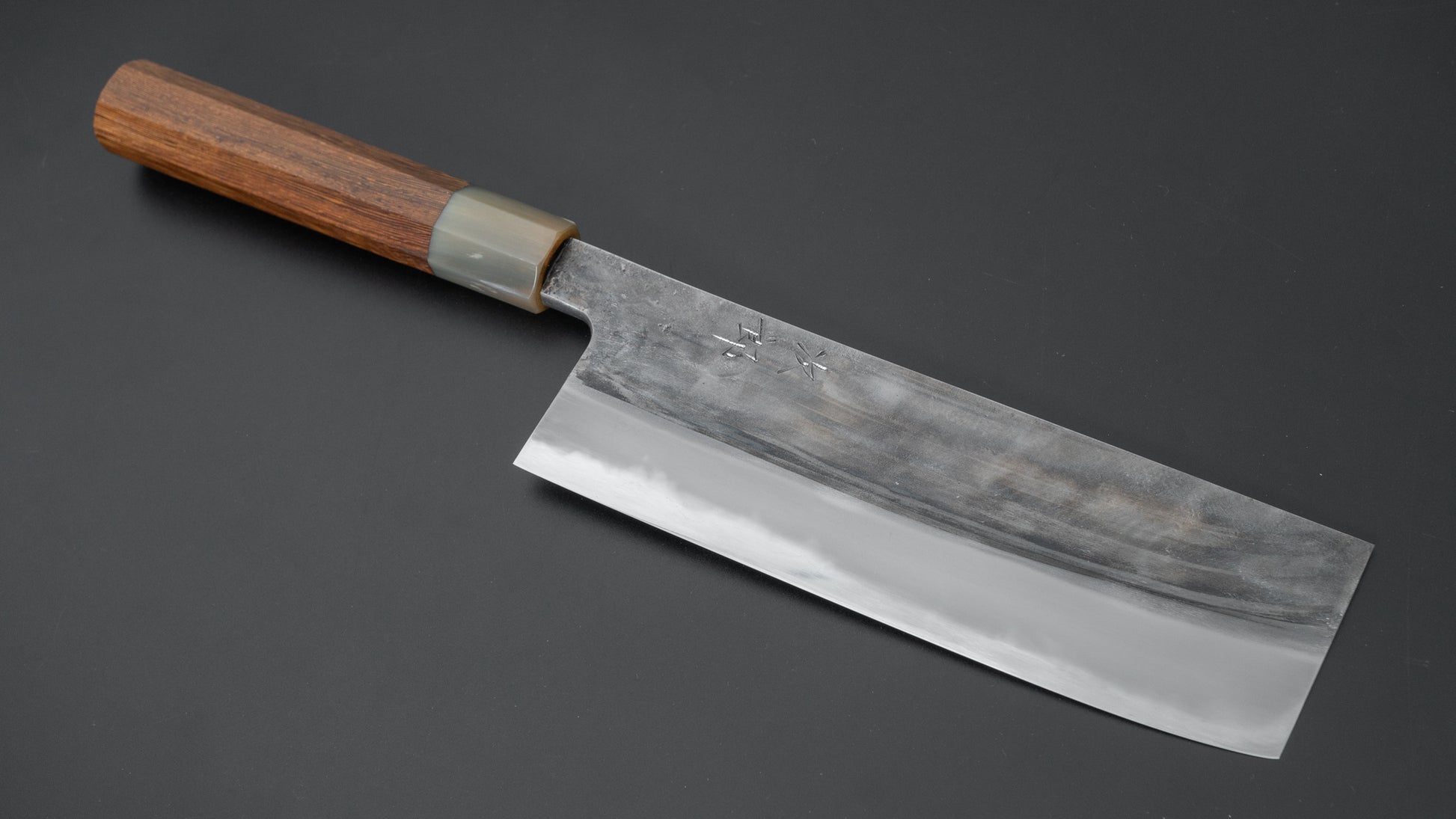 Jiro Tsuchime Wa Nakiri 180mm Taihei Tagayasan Handle (#428) - HITOHIRA