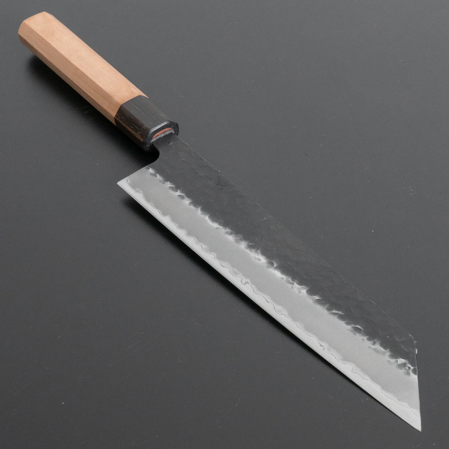 Hitohira Futana SB Kuro Tsuchime Kiritsuke Gyuto 210mm Cherry Wood Handle - HITOHIRA