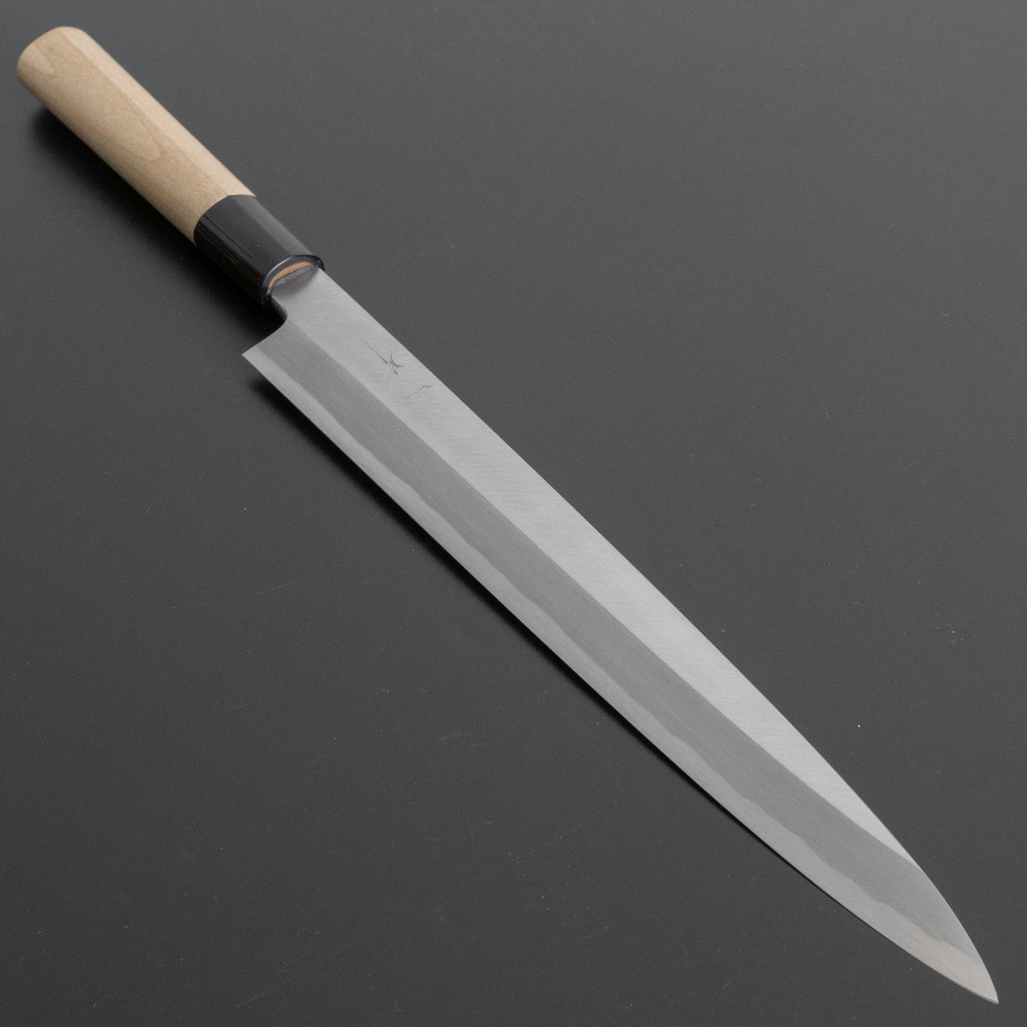 Hitohira Kikuchiyo Manzo White #3 Yanagiba 240mm Ho Wood Handle (D-Shape) - HITOHIRA