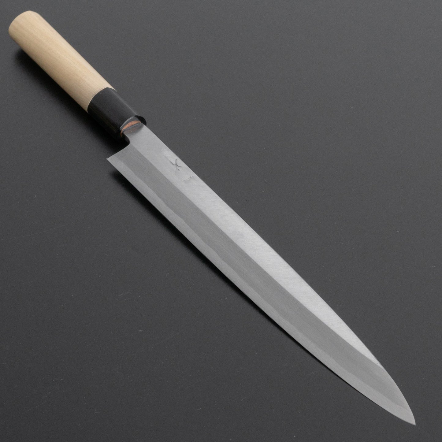 Hitohira Kikuchiyo Manzo White #3 Yanagiba 270mm Ho Wood Handle (D-Shape) - HITOHIRA