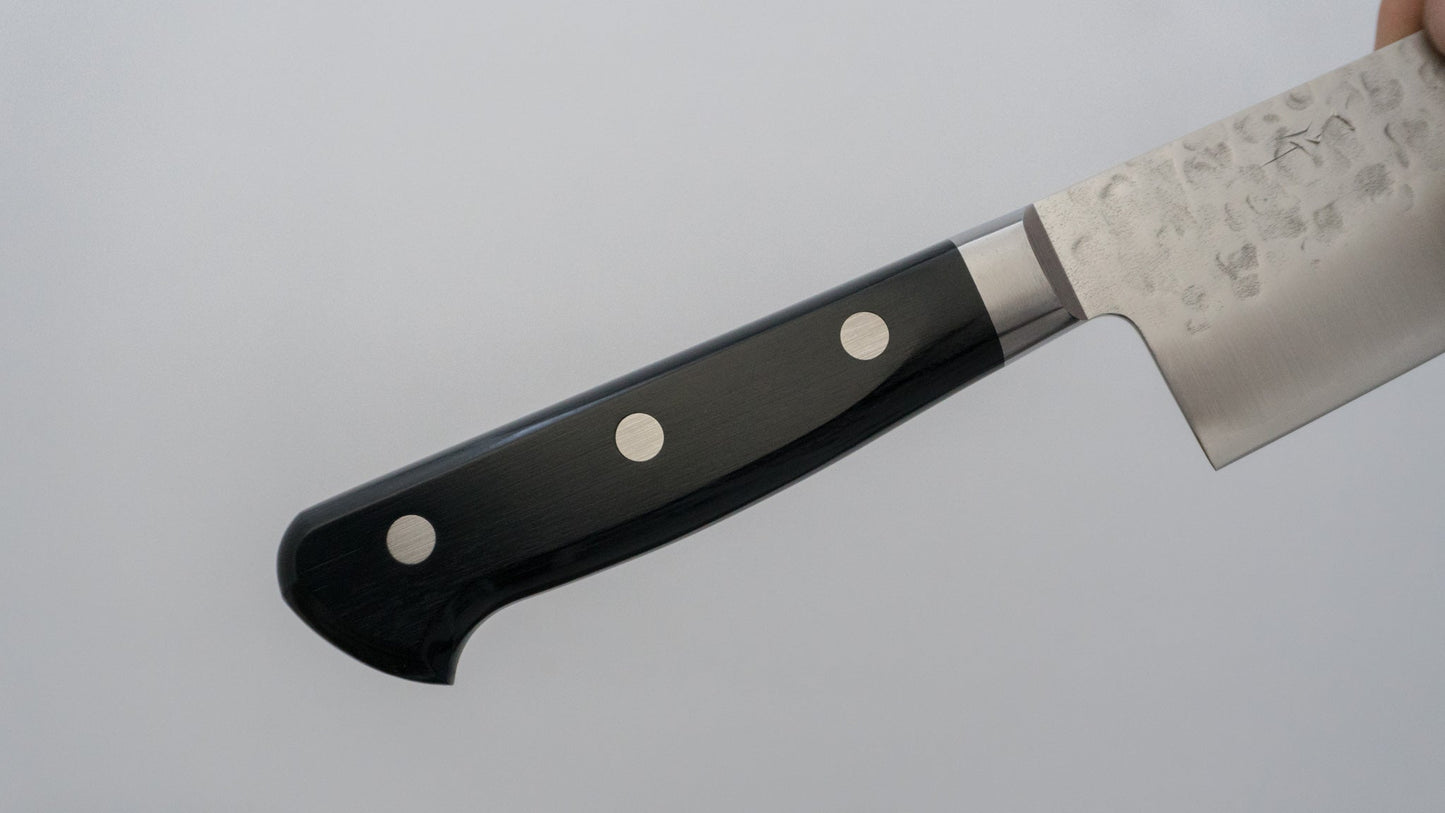 Hitohira T10 Tsuchime Gyuto 210mm Pakka Handle - HITOHIRA