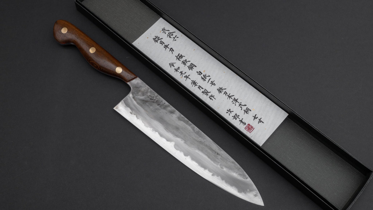 Jiro Tsuchime Yo Gyuto 210mm Tagayasan Handle (#026/ Discounte) | HITOHIRA