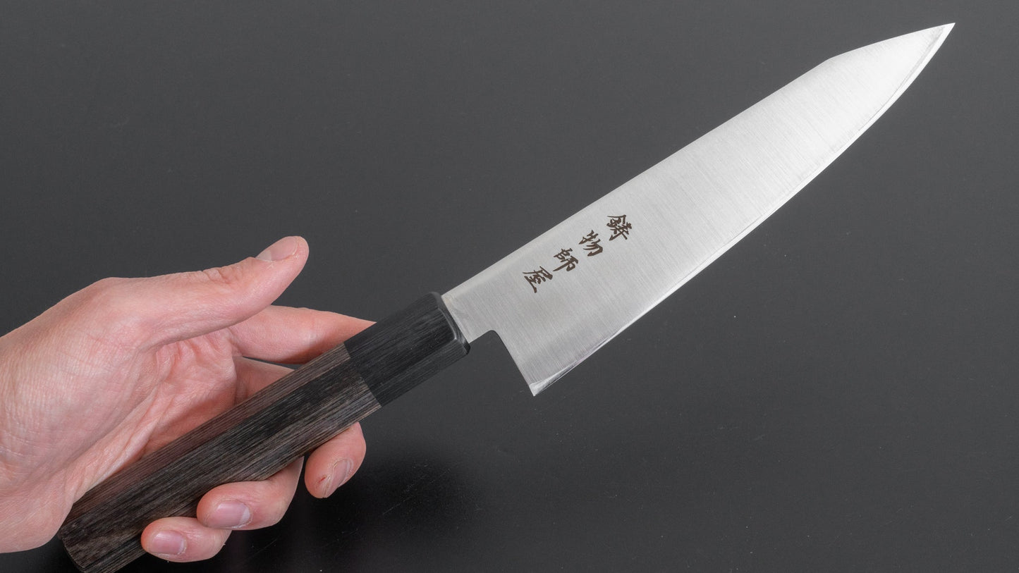 Hitohira Imojiya TH Stainless Kiritsuke Gyuto 180mm Pakka Handle (Wa) - HITOHIRA