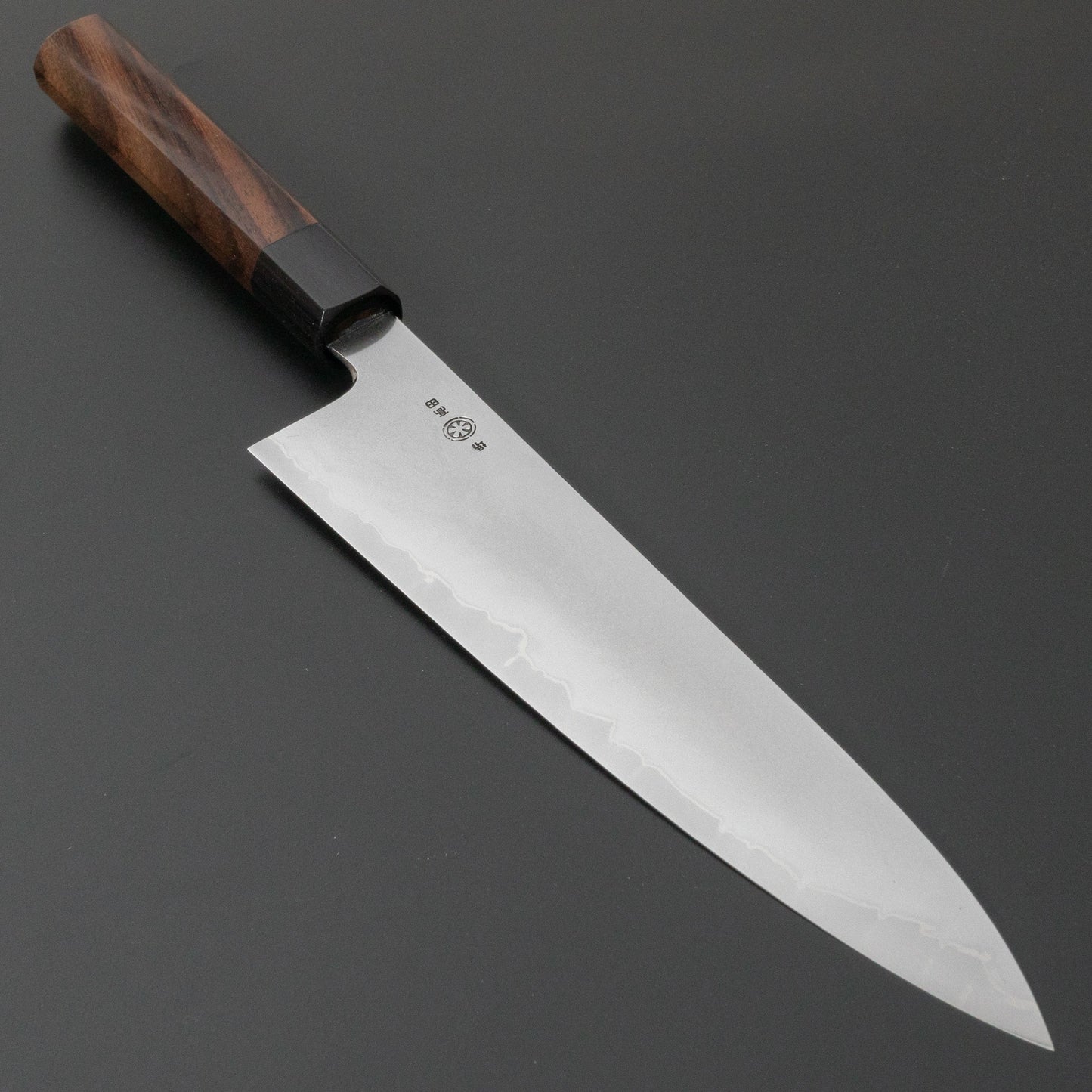 Takada no Hamono Silver #3 Suiboku Gyuto 240mm Rosewood Handle - HITOHIRA