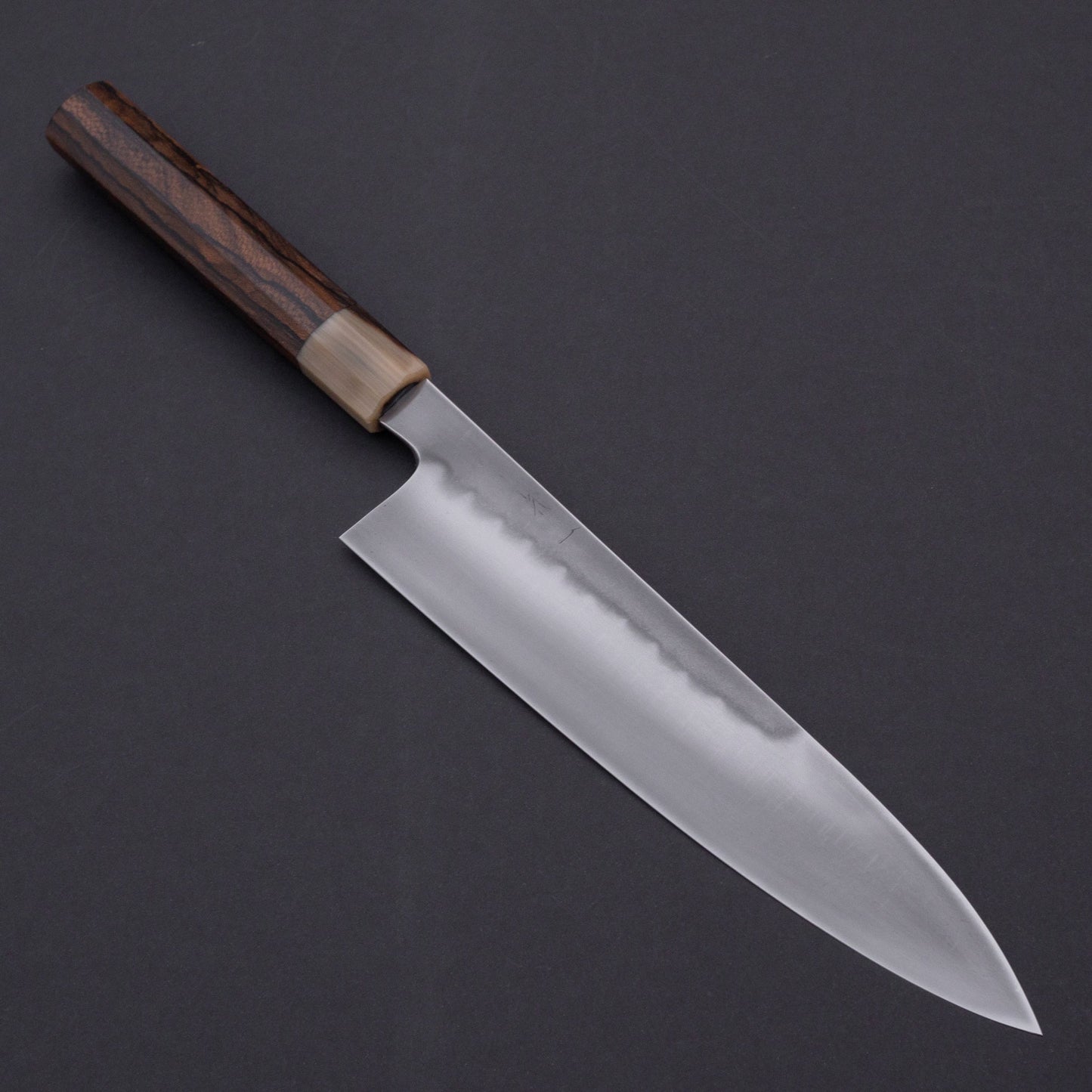 Hitohira Togashi Yohei Blue #1 Mizu Honyaki Gyuto 240mm Ziricote Handle (#001/ Saya) | HITOHIRA