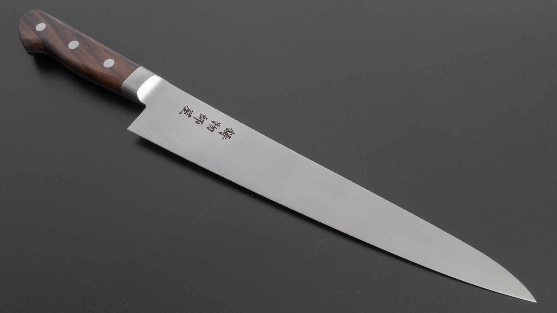 Hitohira Imojiya OKD VG-1 Sujihiki 240mm Rosewood Handle - HITOHIRA