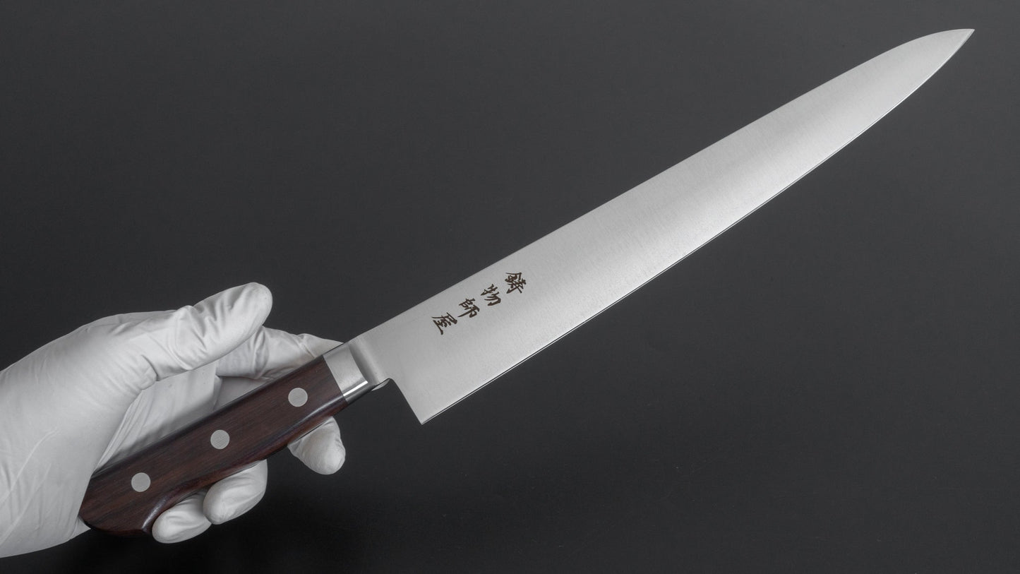 Hitohira Imojiya OKD VG-1 Sujihiki 270mm Rosewood Handle - HITOHIRA