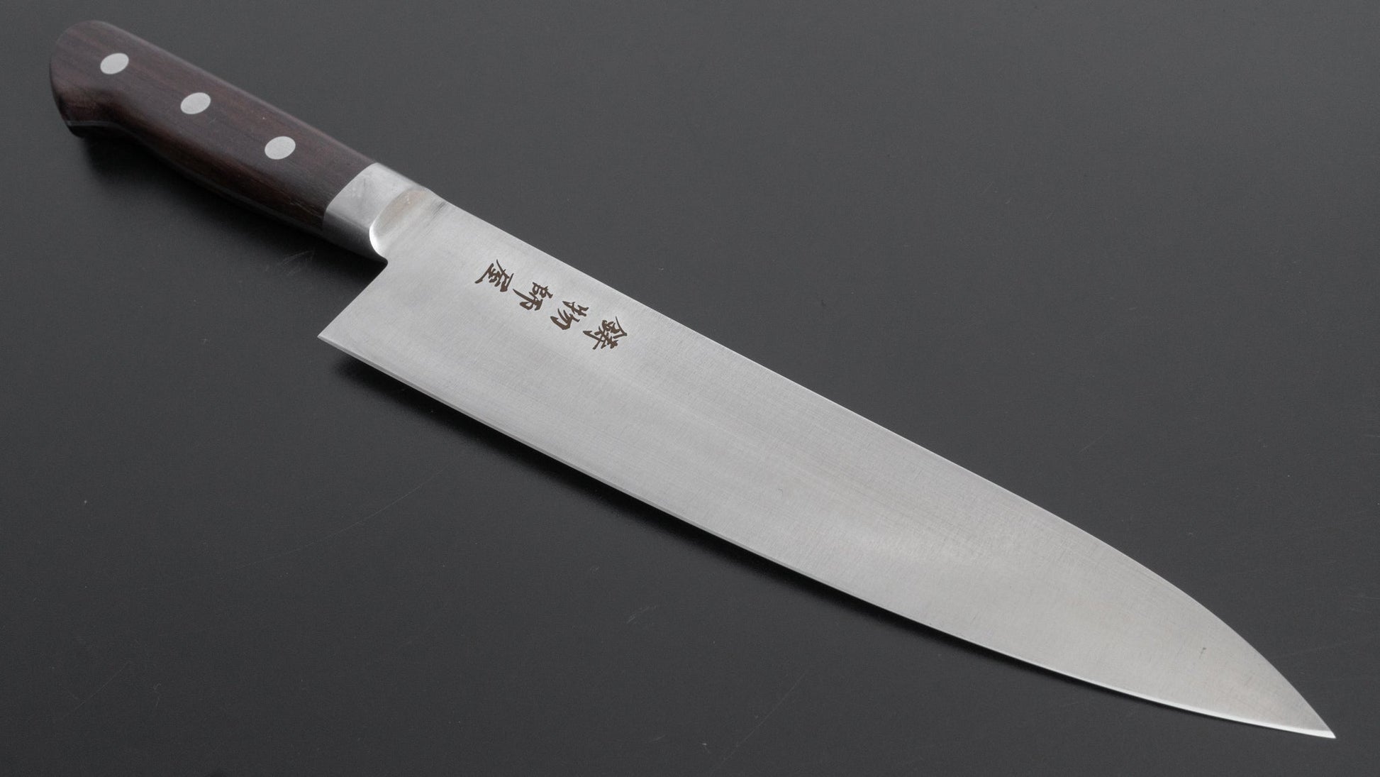 Hitohira Imojiya OKD VG-1 Gyuto 240mm Rosewood Handle - HITOHIRA