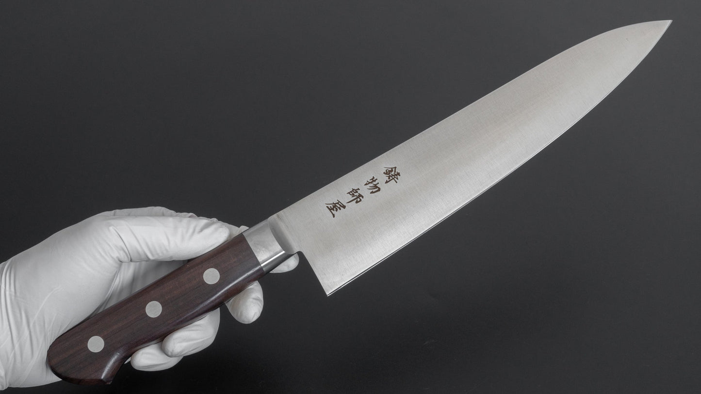 Hitohira Imojiya OKD VG-1 Gyuto 240mm Rosewood Handle - HITOHIRA