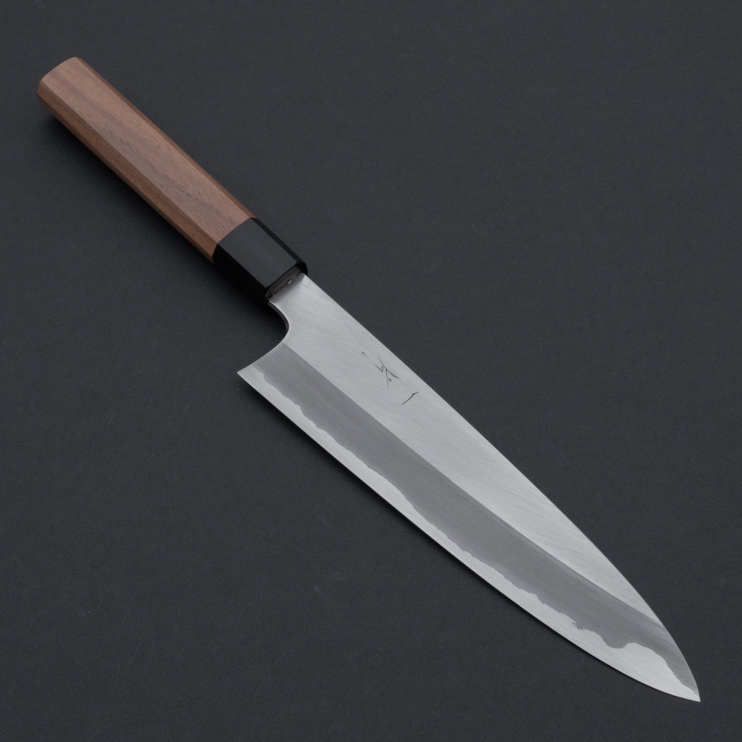 Hitohira Togashi Blue #1 Stainless Clad Gyuto 210mm Walnut Handle | HITOHIRA