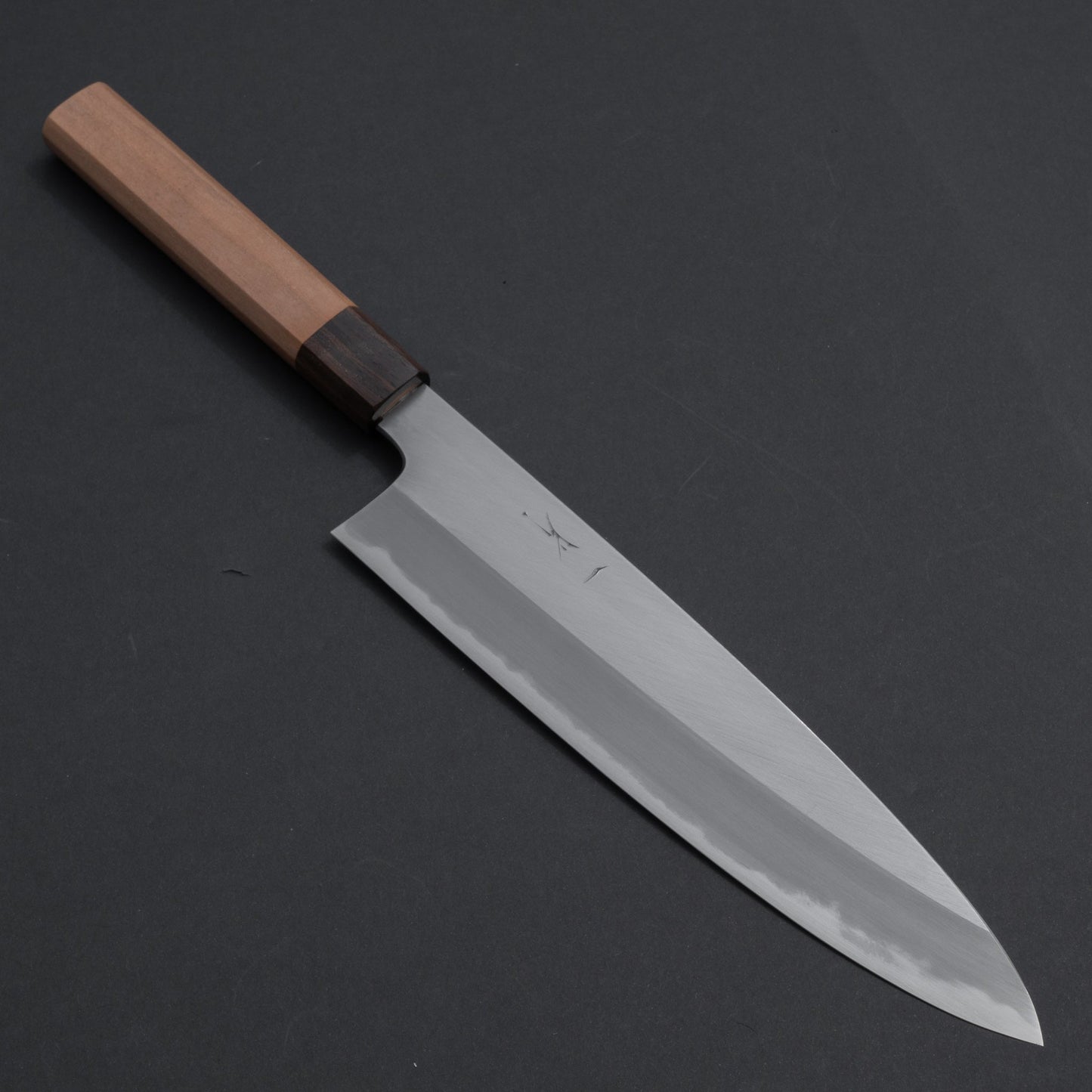 Hitohira Togashi White #1 Migaki Gyuto 240mm Cherry Wood Handle | HITOHIRA