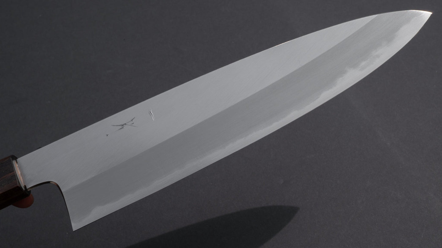 Hitohira Togashi White #1 Migaki Gyuto 240mm Cherry Wood Handle | HITOHIRA