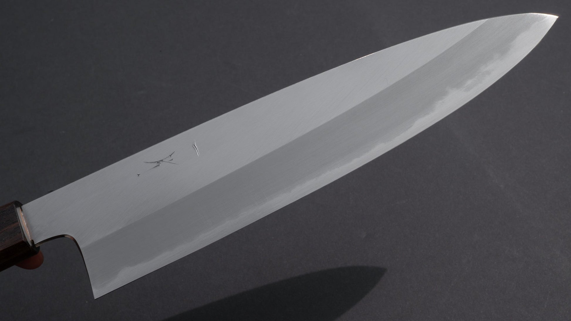 Hitohira Togashi White #1 Migaki Gyuto 240mm Cherry Wood Handle | HITOHIRA