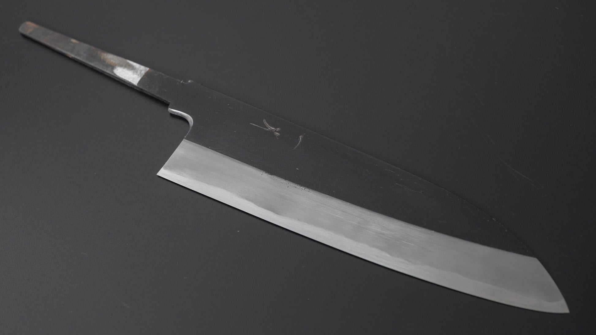 Hitohira Kikuchiyo Kyuzo White #2 Kurouchi Santoku 180mm (No Handle) | HITOHIRA