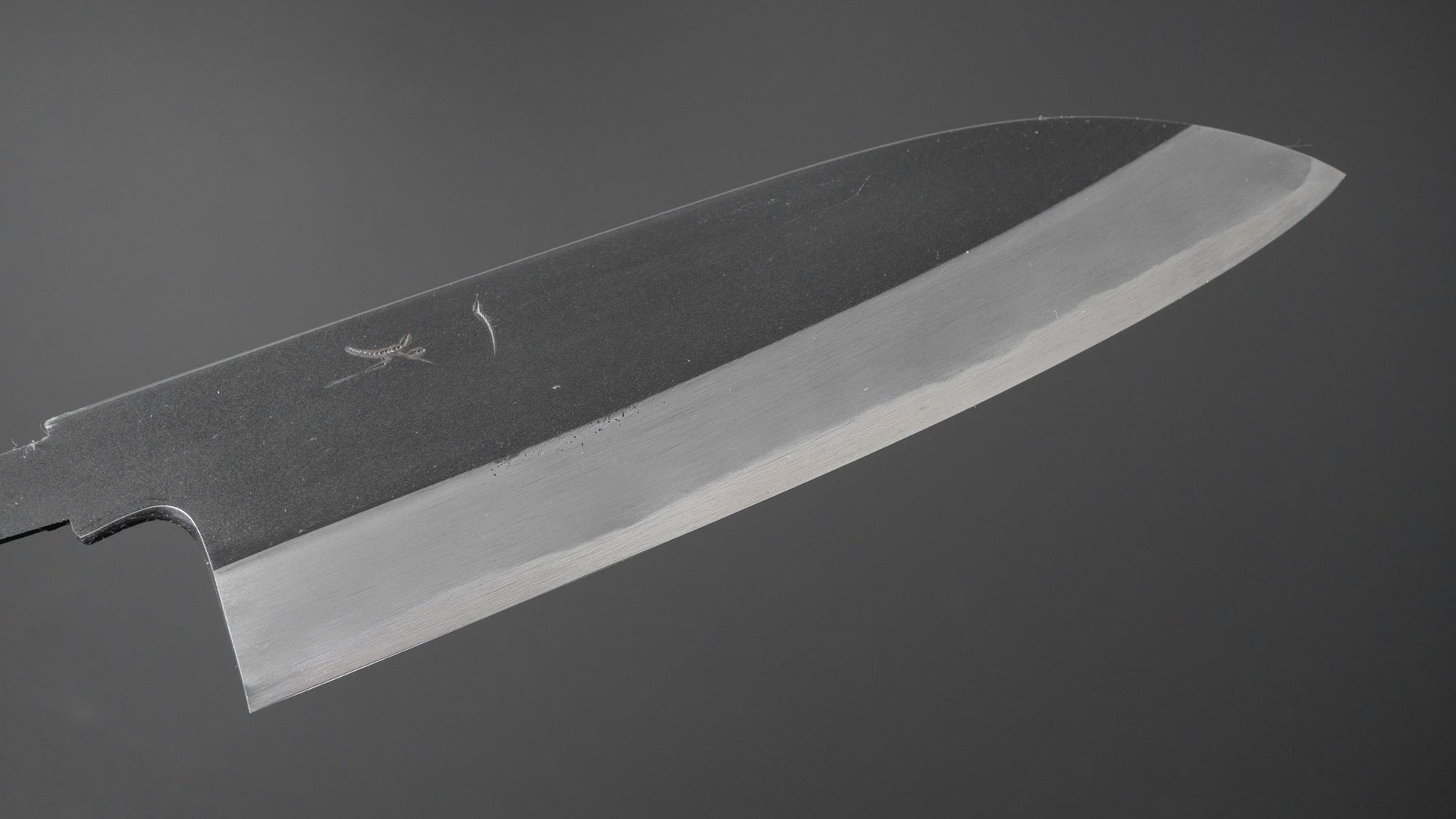 Hitohira Kikuchiyo Kyuzo White #2 Kurouchi Santoku 180mm (No Handle) | HITOHIRA