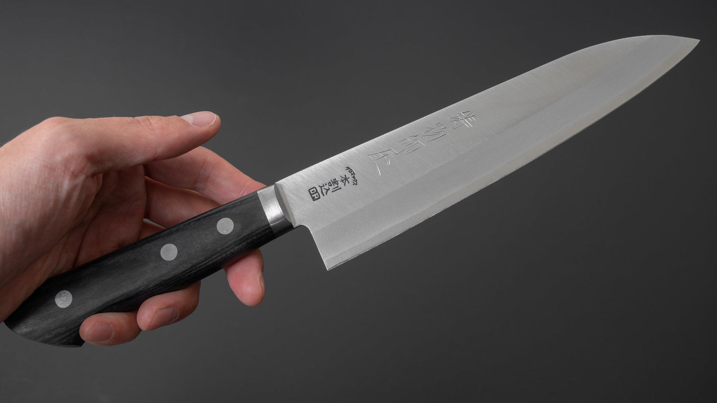 Hitohira Imojiya MZ Chromax Gyuto 180mm Pakka Handle | HITOHIRA