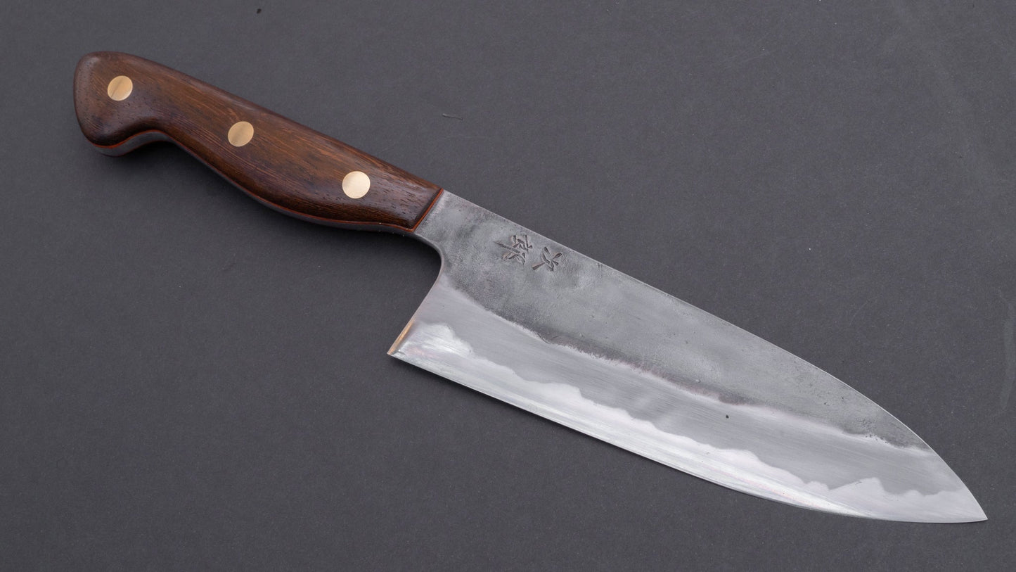 Jiro Tsuchime Yo Santoku 165mm Tagayasan Handle (#032) | HITOHIRA