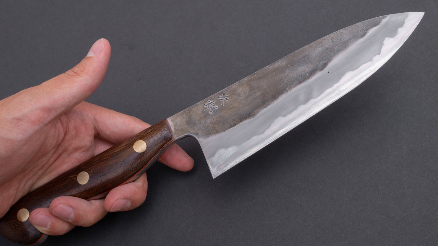 Jiro Tsuchime Yo Santoku 165mm Tagayasan Handle (#032) | HITOHIRA