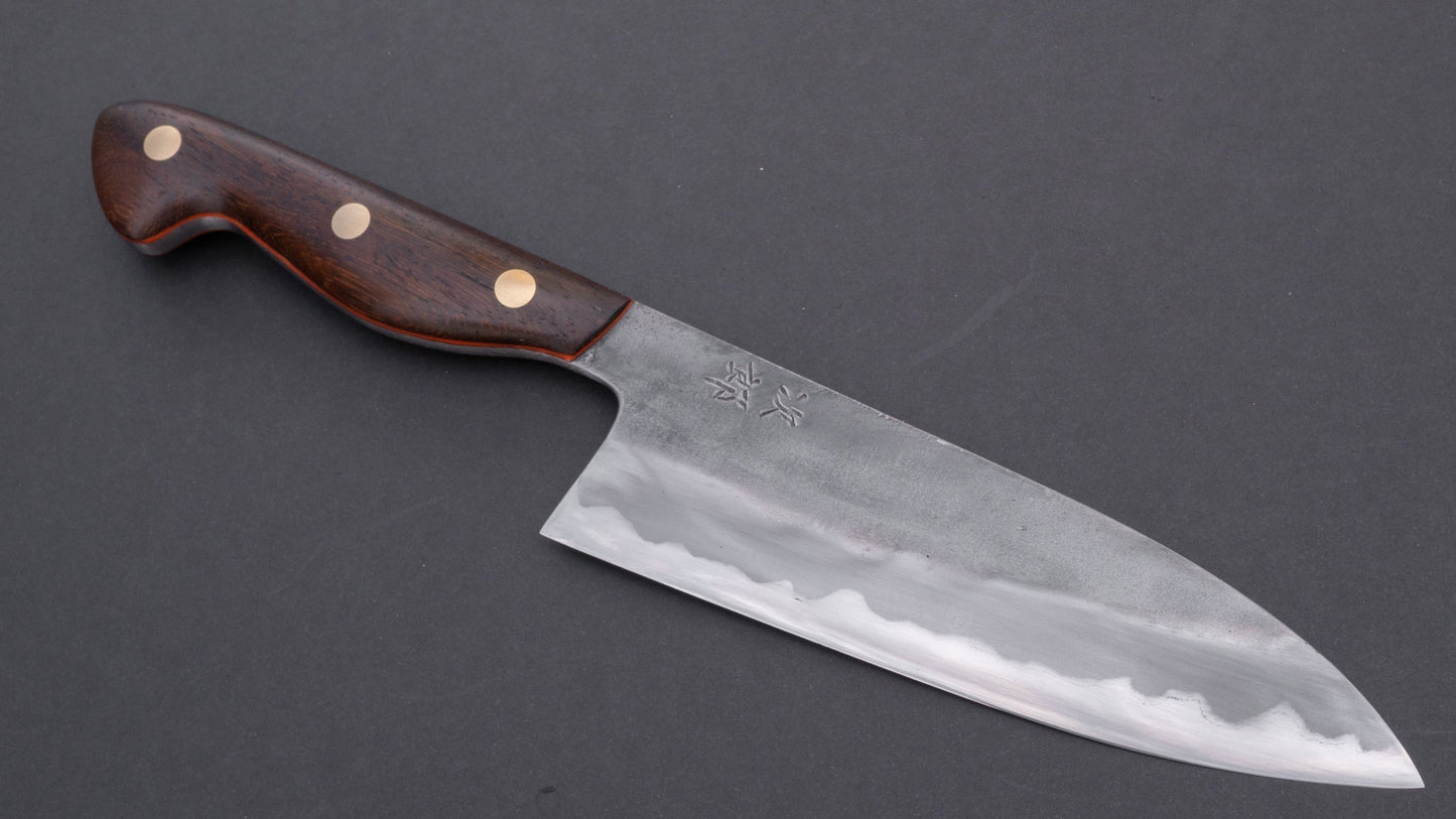 Jiro Tsuchime Yo Santoku 165mm Tagayasan Handle (#030) | HITOHIRA