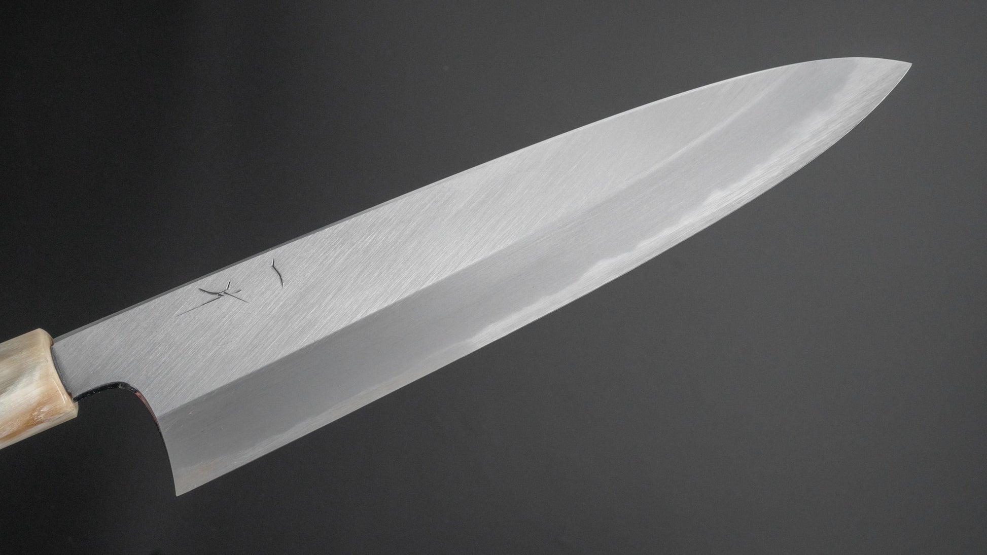 Hitohira Togashi White #1 Migaki Gyuto 240mm Lacewood Handle - HITOHIRA