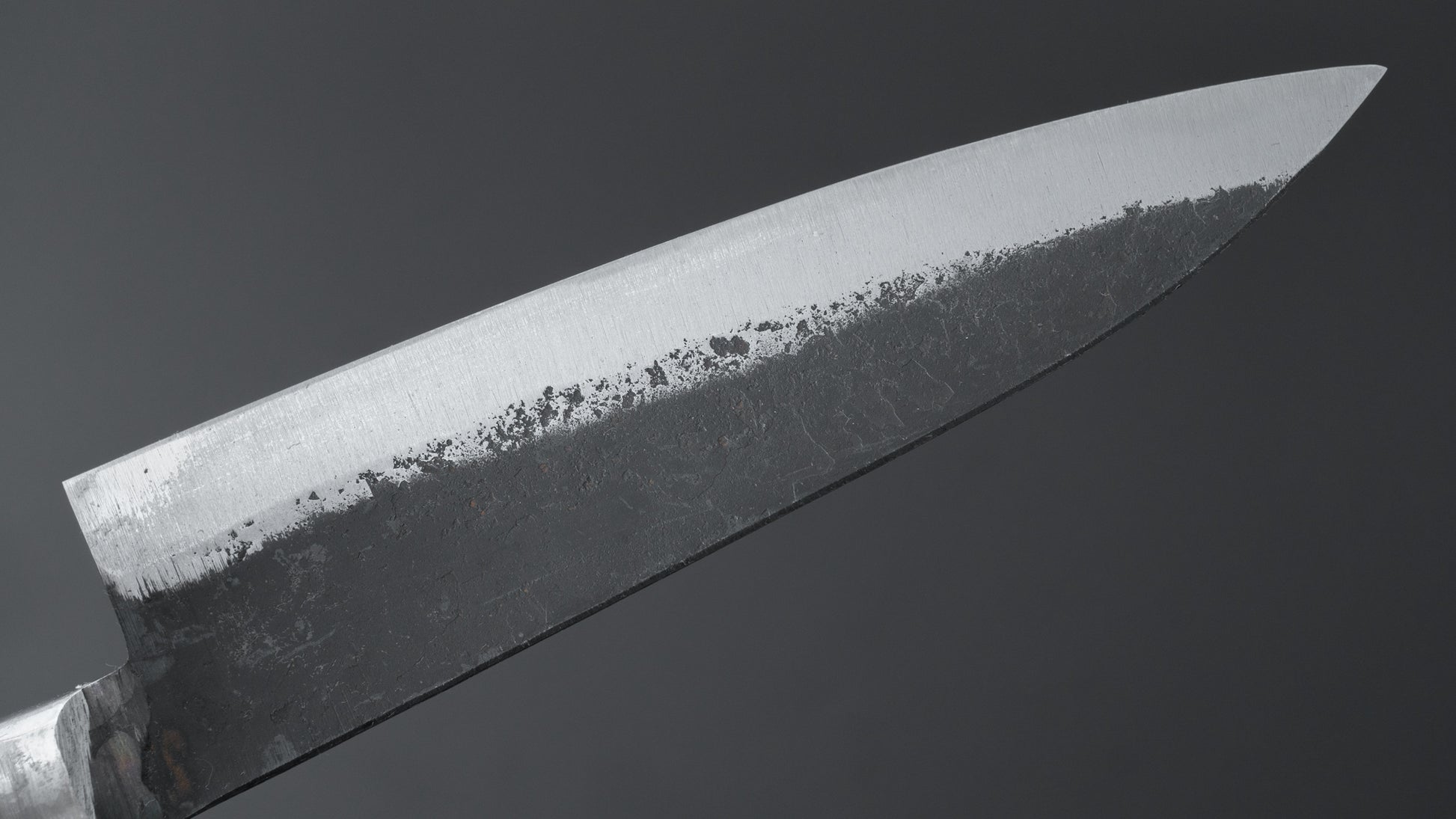 Morihei Hisamoto Kurouchi White #1 Petty 135mm Pakka Handle - HITOHIRA