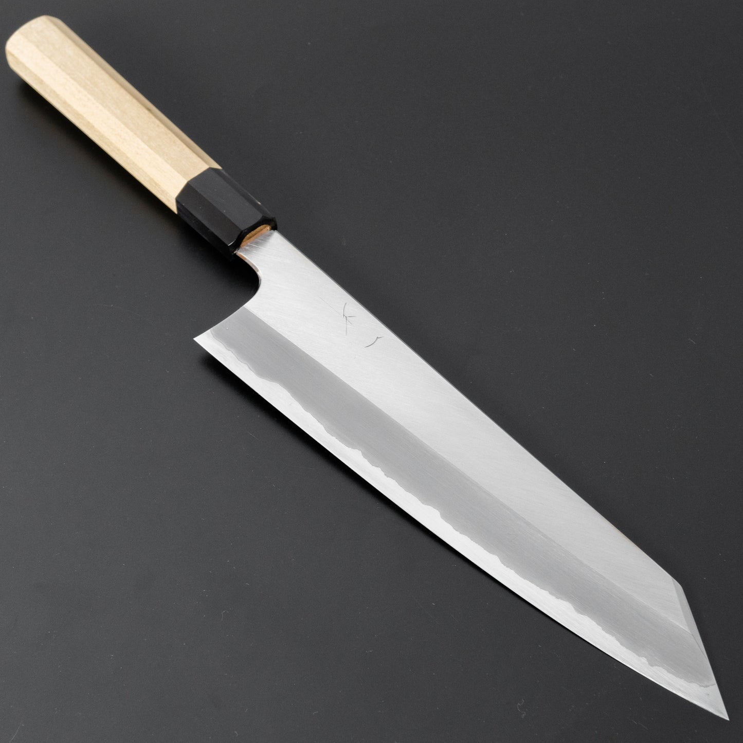 Hitohira Togashi White #1 Stainless Clad Migaki Kiritsuke Gyuto 240mm Ho Wood Handle - HITOHIRA