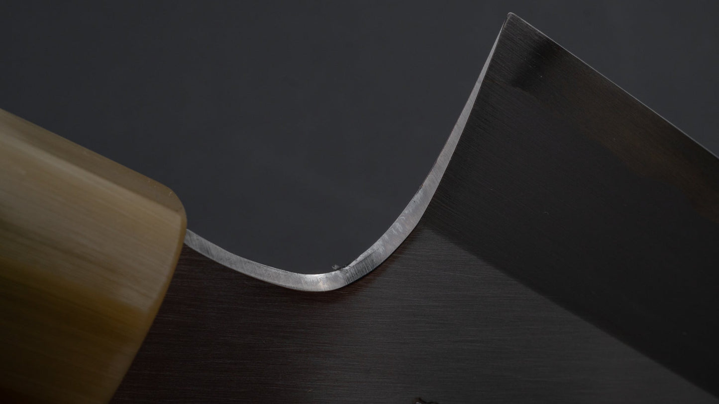 Hitohira Togashi Blue #1 Stainless Clad Gyuto 210mm Taihei Ebony Handle (Saya) | HITOHIRA