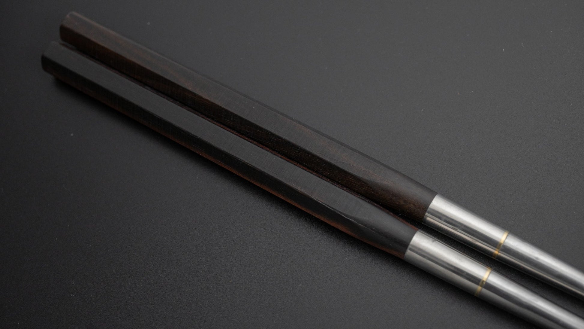 Hitohira Ebony Moribashi Chopstick 210mm Hexagonal - HITOHIRA