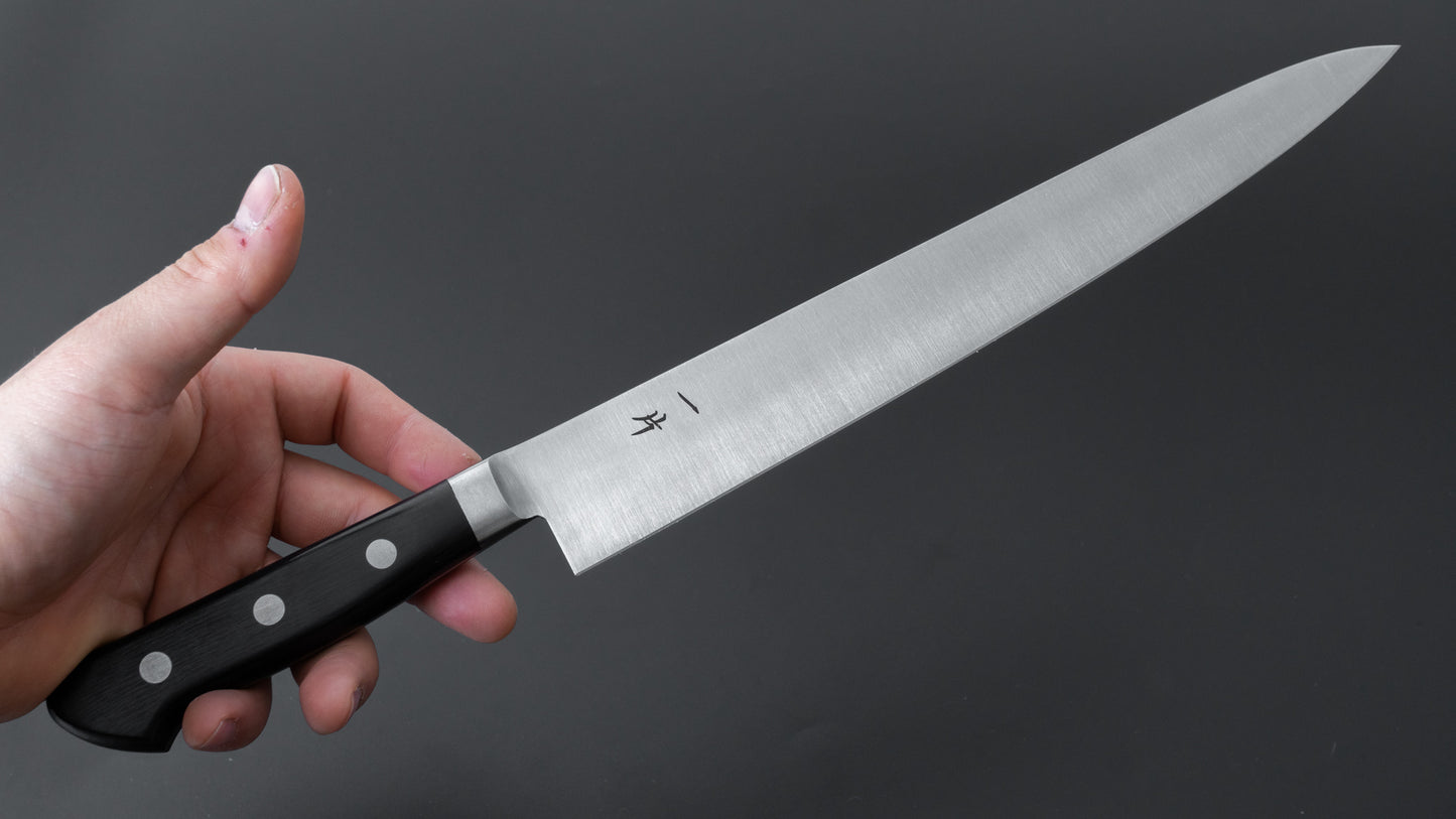 Hitohira FJ Semi Stainless Sujihiki 270mm Pakka Handle - HITOHIRA