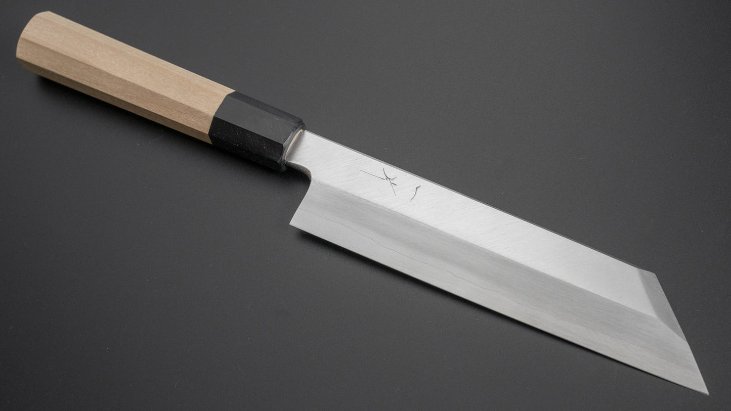 Hitohira Kikuchiyo Manzo Silver #3 Mukimono 180mm Ho Wood Handle (Saya) - HITOHIRA