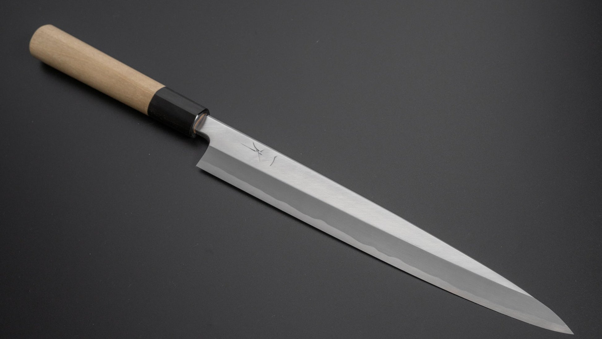 Hitohira Tanaka Mosuke White #2 Yanagiba 240mm Ho Wood Handle (D-Shape/ Saya) - HITOHIRA