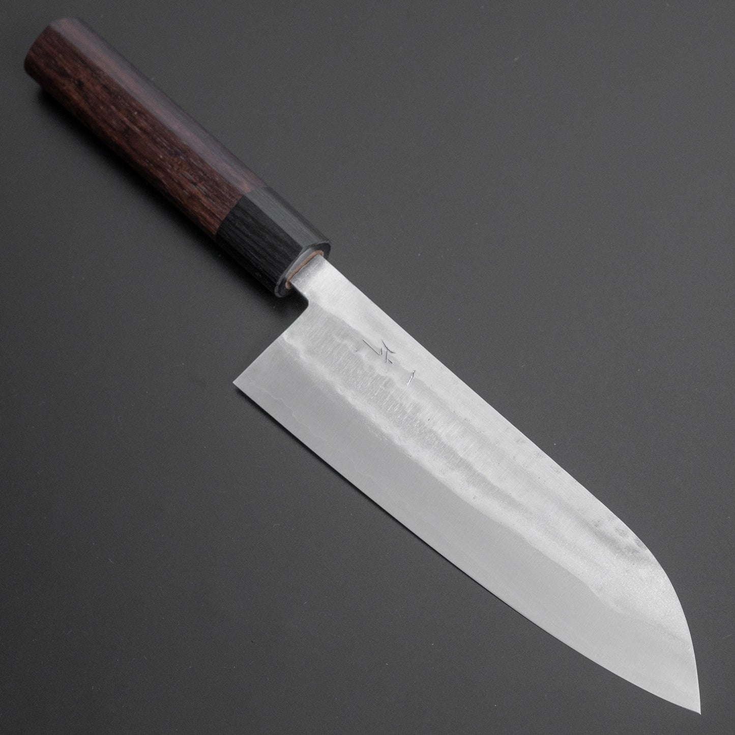 Hitohira NM Tsuchime Santoku 165mm Rosewood Handle - HITOHIRA