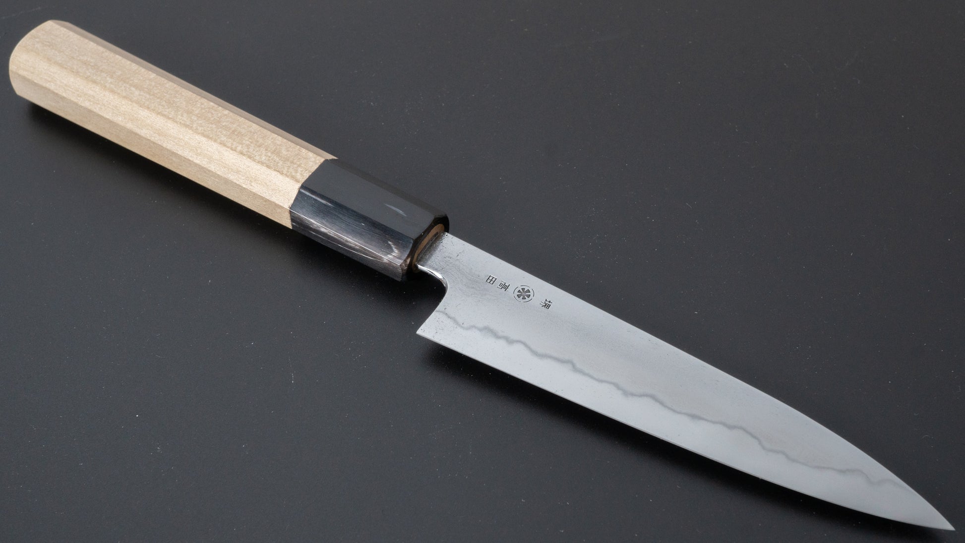 Takada no Hamono White #1 Suiboku Petty 135mm Ho Wood Handle - HITOHIRA