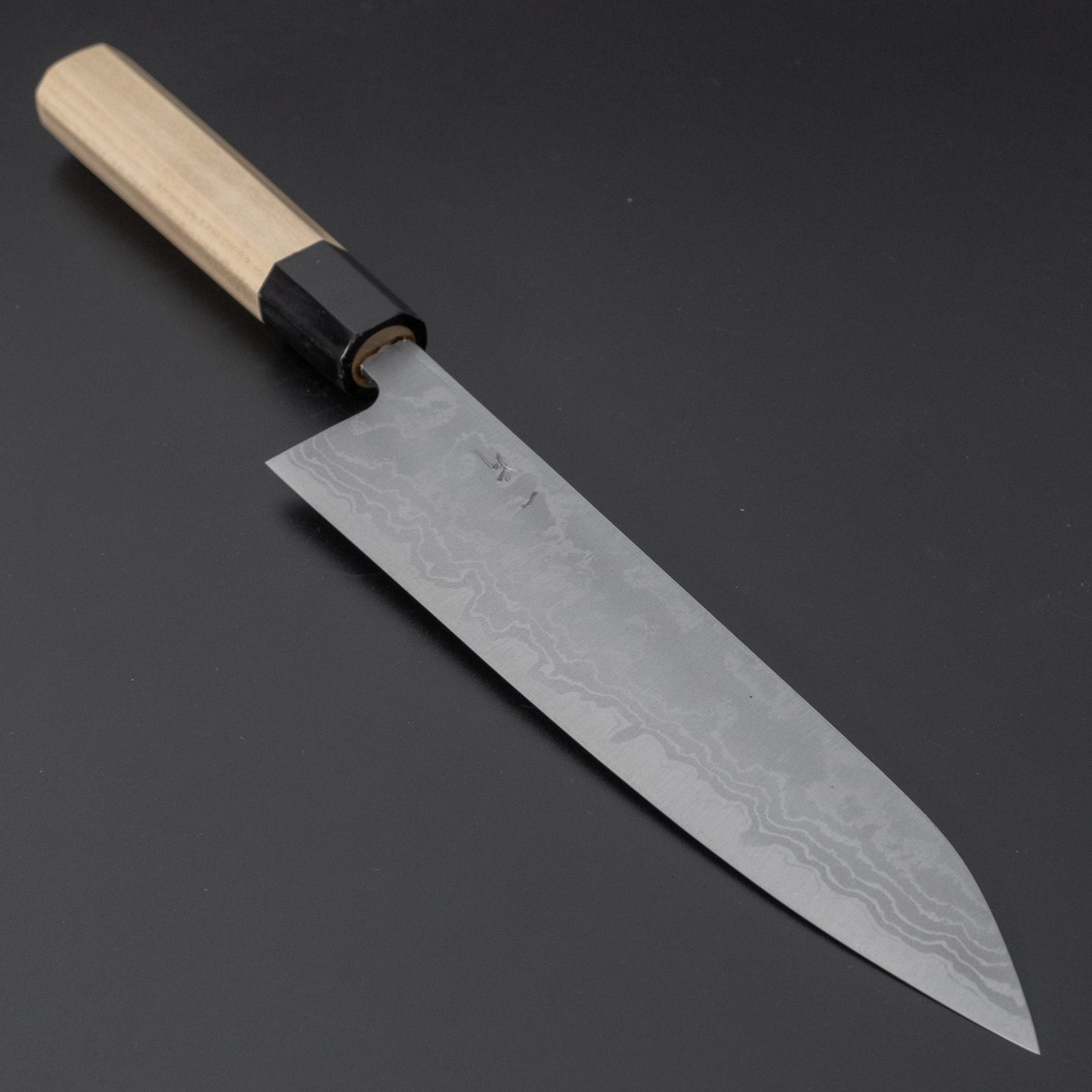 Hitohira GR Blue #2 Damascus Gyuto 210mm Ho Wood Handle - HITOHIRA