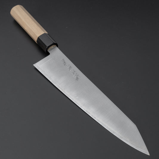 Hitohira Imojiya TH Blue Super Kiritsuke Gyuto 240mm Ho Wood Handle - HITOHIRA