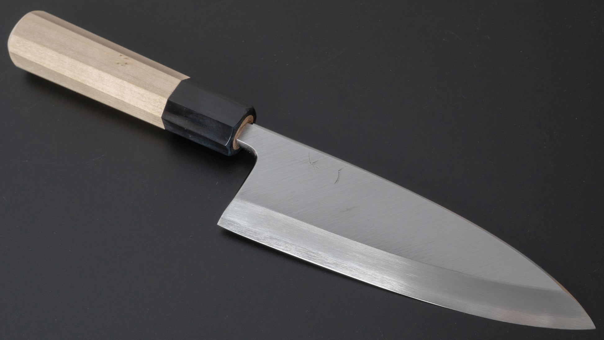 Hitohira Kikuchiyo Rikichi Silver #3 Deba 150mm Ho Wood Handle (Saya) - HITOHIRA