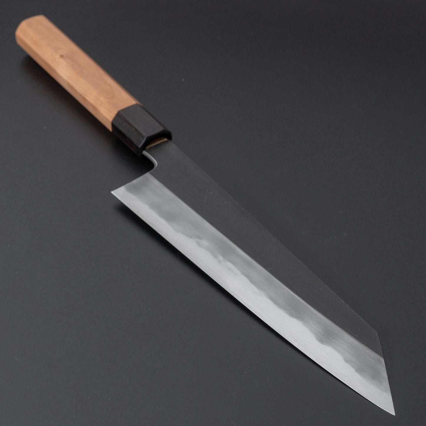 Hitohira Kikuchiyo Kyuzo White #2 Kurouchi Kiritsuke Gyuto 210mm Cherry Wood Handle - HITOHIRA