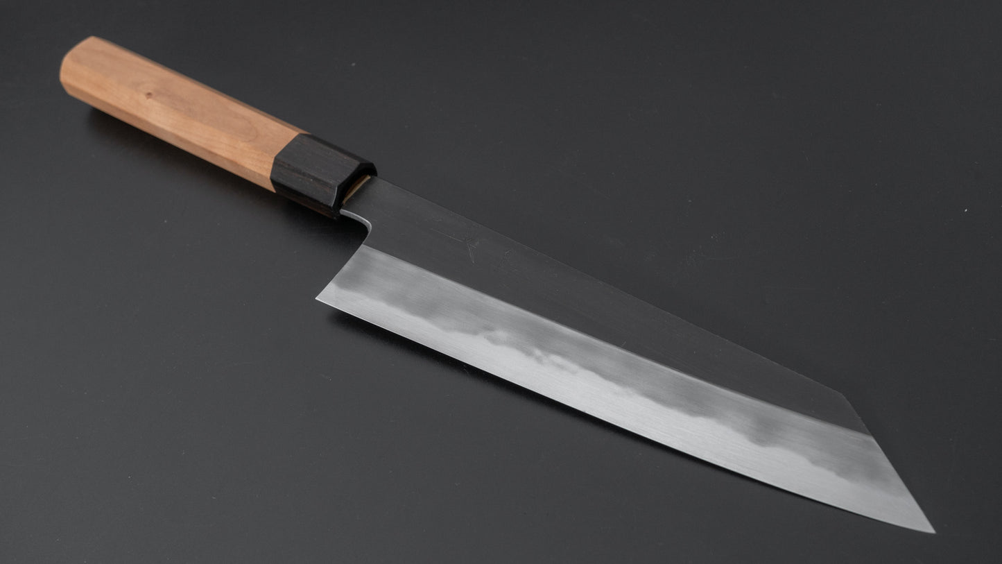 Hitohira Kikuchiyo Kyuzo White #2 Kurouchi Kiritsuke Gyuto 210mm Cherry Wood Handle - HITOHIRA