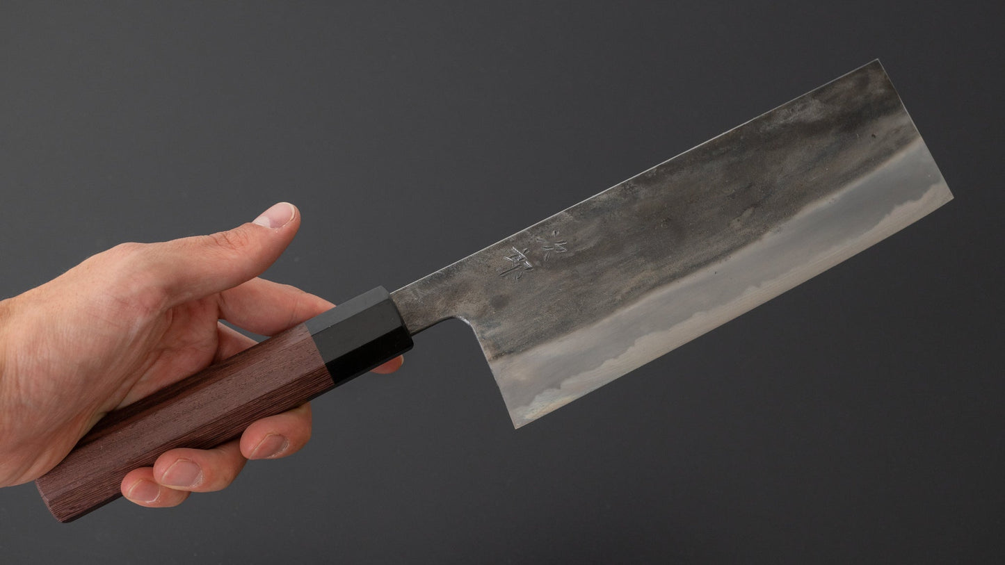 Jiro Tsuchime Wa Nakiri 180mm Taihei Tagayasan Handle (#148) | HITOHIRA