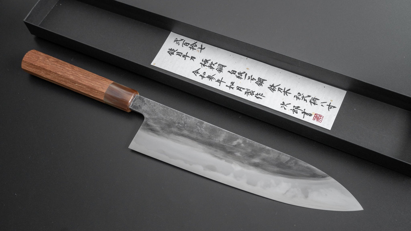 Jiro Tsuchime Wa Gyuto 240mm Taihei Tagayasan Handle (#217) - HITOHIRA